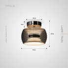 Потолочный светильник Lampatron ELISER CH Тип В eliser-ch-b 9302-26549