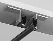 Шинопровод черный IP20 220V 2000*62,5*51,5 Ambrella light GL1017 BK track system