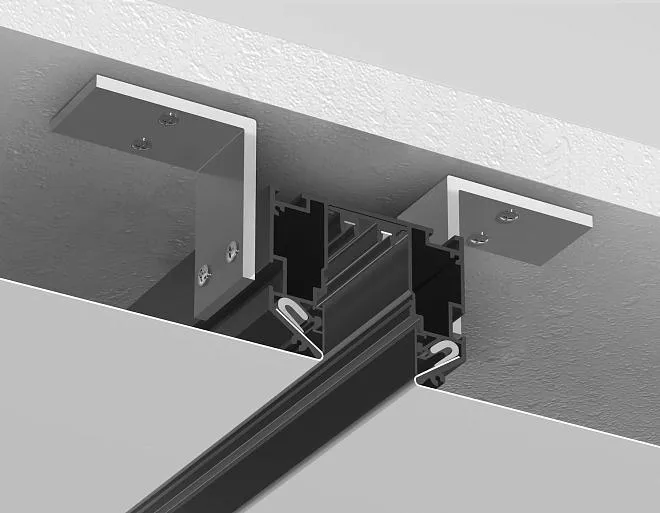 Шинопровод черный IP20 220V 2000*62,5*51,5 Ambrella light GL1017 BK track system