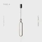 Подвесной светильник BERGEN Тип A. Цвет Черный Lampatron 6360-17093