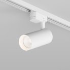 Трековый светильник 135мм d60 220V LED 3000K 15W IP20 белый алюминий Denkirs DK6451-WH SOLID KOPER