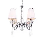 Хрустальная подвесная люстра Lumina Deco LDP 1158-4 WT FEDERRICA