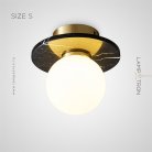 Потолочный светильник NESO Размер S. Цвет Черный Lampatron 7116-19525