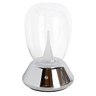 Настольная лампа LED 10W 800LM G ХРОМ/ПРОЗРАЧНЫЙ 3000K Lightstar 807904 Uovo III