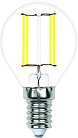 Лампочка светодиодная филаментная Volpe LED-G45-7W/4000K/E14/CL/SLF LED-G45-SLF