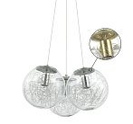 Подвесной светильник Ideal Lux 175973 MAPA SAT SP3 OTTONE