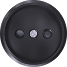 Накладка для розетки без заземления, со шторками 16A 250 В~, сталь, Donel DO21637 D16