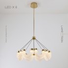 Люстра VENZEL CH 8 ламп Lampatron 8122-22225