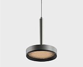 Подвесной светильник ItalLine IT02-025 dark silver 3000K+IT02-024 black