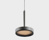 Подвесной светильник ItalLine IT02-025 dark silver 3000K+IT02-024 black