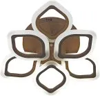 Потолочная люстра Escada 10212/6LED Coffee 56W Ella 