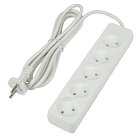 Розеточные блоки, удлинители Uniel S-CU5-3 WHITE Ultra