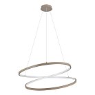 Светодиодный подвес RUOTALE, 42W(LED), d700, алюминий, сталь, песочный, пластик, белый, 3000K, 5000lm Eglo 901141 RUOTALE