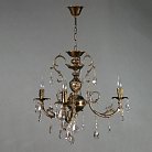 Подвесная люстра Ambiente 8888/3 PB Leaf crystal ALICANTE