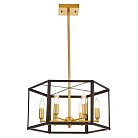 Подвесной светильник Lumina Deco LDP 1142-6 BK+MD Lorton