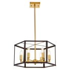 Подвесной светильник Lumina Deco LDP 1142-6 BK+MD Lorton