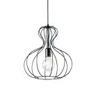 Подвесной светильник Ideal Lux 148502 AMPOLLA-1 SP1 NERO
