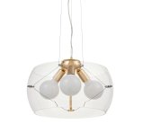 Подвесной светильник Lumina Deco LDP 6018-400 PR+F.GD Globo