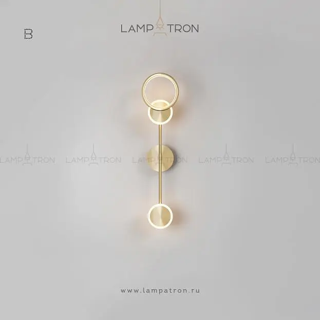 Бра ZINGY Размер B. Цвет Латунь Lampatron 4242-10618 Бра ZINGY Размер B. Цвет Латунь Lampatron 4242-10618
