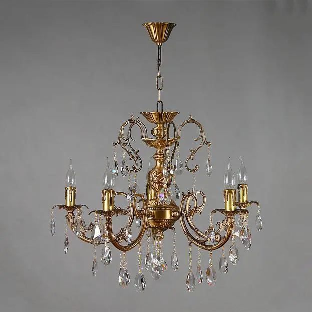 Подвесная люстра Ambiente Alicante 8888/5 AB Tear drop Подвесная люстра Ambiente Alicante 8888/5 AB Tear drop