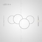 Бра BEA B COMBO 4 лампы Lampatron 6434-17358