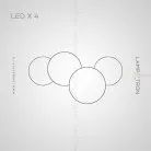 Бра BEA B COMBO 4 лампы Lampatron 6434-17358