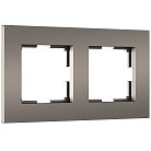 Рамка на 2 поста (бронза матовый) Werkel W0022963 Slab a062812