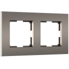 Рамка на 2 поста (бронза матовый) Werkel W0022963 Slab a062812