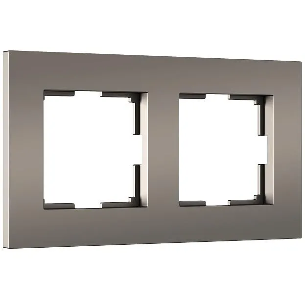 Рамка на 2 поста (бронза матовый) Werkel W0022963 Slab a062812