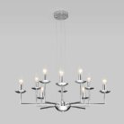 Подвесная люстра Eurosvet 60150/10 хром Cariso a058514