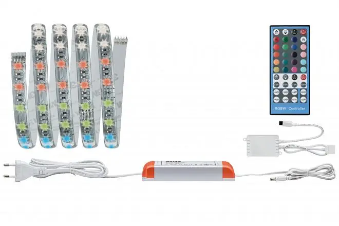 Лента светодиодная Paulmann 70627 MaxLED Basiss.1,5 метра RGBW 1x18W Silber Лента светодиодная Paulmann 70627 MaxLED Basiss.1,5 метра RGBW 1x18W Silber