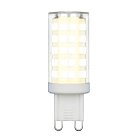 Лампочка светодиодная Uniel LED-JCD-9W/4000K/G9/CL GLZ09TR картон