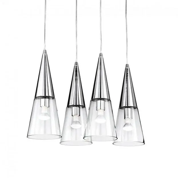 Подвесной светильник Ideal Lux 112367 CONO SP3 CROMO Подвесной светильник Ideal Lux 112367 CONO SP3 CROMO