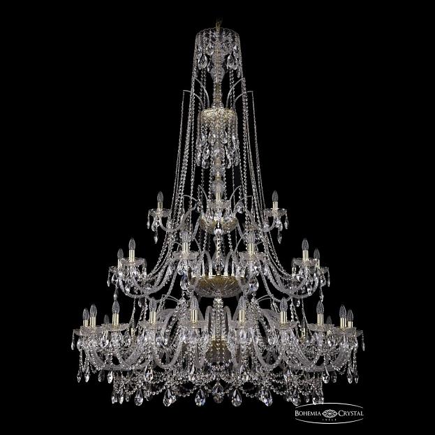 Люстра хрустальная 1411/20+10+5/530/XL-202/3d G Bohemia Ivele Crystal
