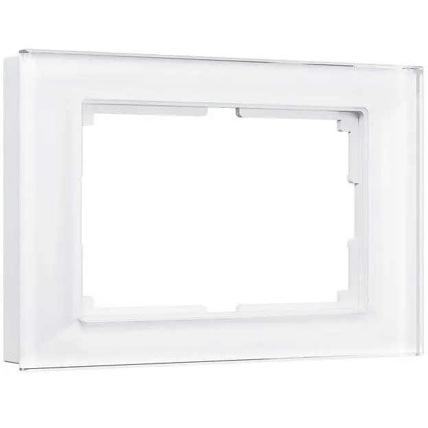 Рамка для двойной розетки Werkel W0081101 (белый,стекло) a051191 Favorit Рамка для двойной розетки Werkel W0081101 (белый,стекло) a051191 Favorit