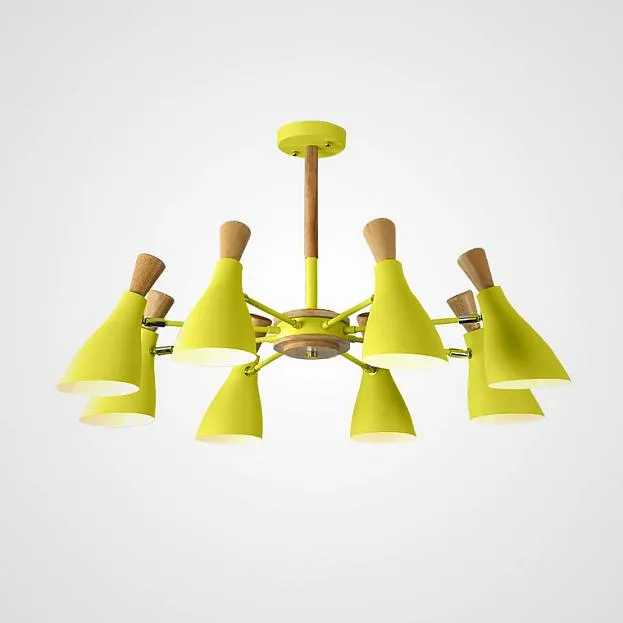 Люстра на штанге TUNE L8 Yellow ImperiumLoft 243292-26 TUNE01