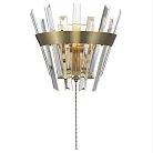 Бра хрустальное с выключателем Бронза Citilux CL307313 Вестерос