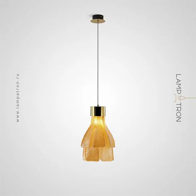 Подвесной светильник FLORENT Цвет Янтарь Lampatron 8136-22277 Подвесной светильник FLORENT Цвет Янтарь Lampatron 8136-22277