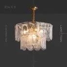 Люстра KATALINA 9 ламп Lampatron 4891-12475