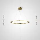 Кольцевые люстры и светильники DEODORA CH Размер L Lampatron 6293-16944