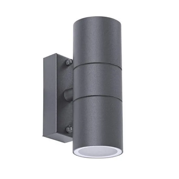 Уличный настенный светильник Arte Lamp A3302AL-2GY MISTERO