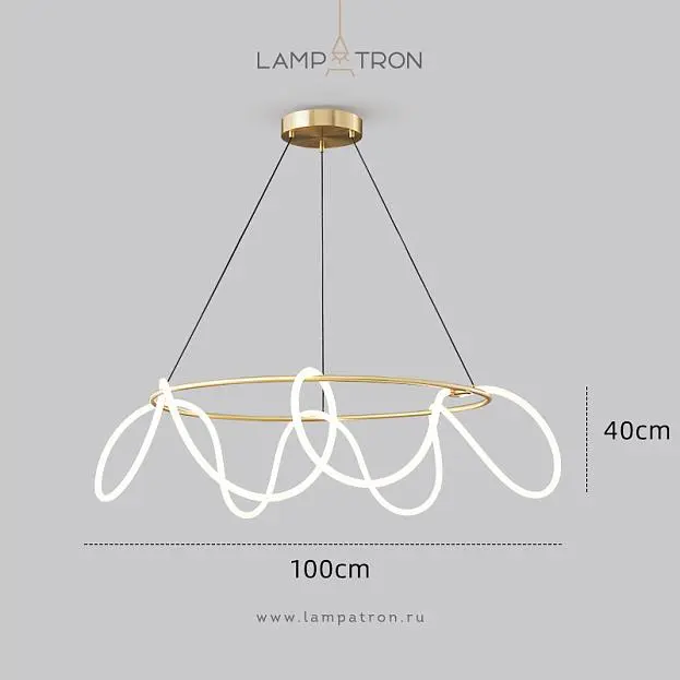 Кольцевые люстры и светильники GLORIFY LUX R Размер M. Цвет латунь Lampatron 8815-24804 Кольцевые люстры и светильники GLORIFY LUX R Размер M. Цвет латунь Lampatron 8815-24804