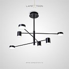 Люстра MOTVIKT 6 плафонов. Размер S. Нейтральный свет Lampatron motvikt-black-6-s-neut 1239-815