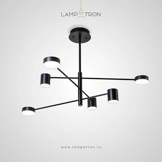 Люстра MOTVIKT 6 плафонов. Размер S. Нейтральный свет Lampatron motvikt-black-6-s-neut 1239-815 Люстра MOTVIKT 6 плафонов. Размер S. Нейтральный свет Lampatron motvikt-black-6-s-neut 1239-815