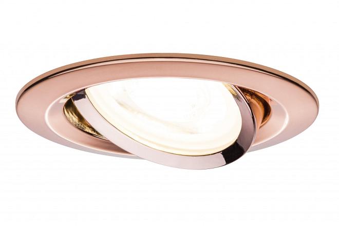 Встраиваемый светильник Paulmann 93604 Prem EBL Nova rd schwb dim LED 1x_W Rosg