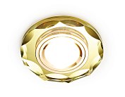 Встраиваемый точечный зеркальный светильник MR16 Ambrella light 800 GOLD Crystal Spot