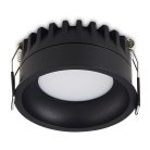 Светильник встраиваемый 10W, 744Lm, 2700-3000-4000K, D81,5хH39мм, IP44, черный Donolux dl20764r10cct1b Crater