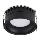 Светильник встраиваемый 10W, 744Lm, 2700-3000-4000K, D81,5хH39мм, IP44, черный Donolux dl20764r10cct1b Crater