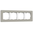 Рамка Werkel W0043067 Split дымчатый/белый, soft-touch a067264