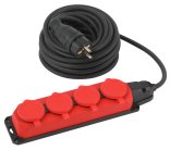 Розеточные блоки, удлинители ЭРА UK-4e-3x1,5-10m-IP44(KG)